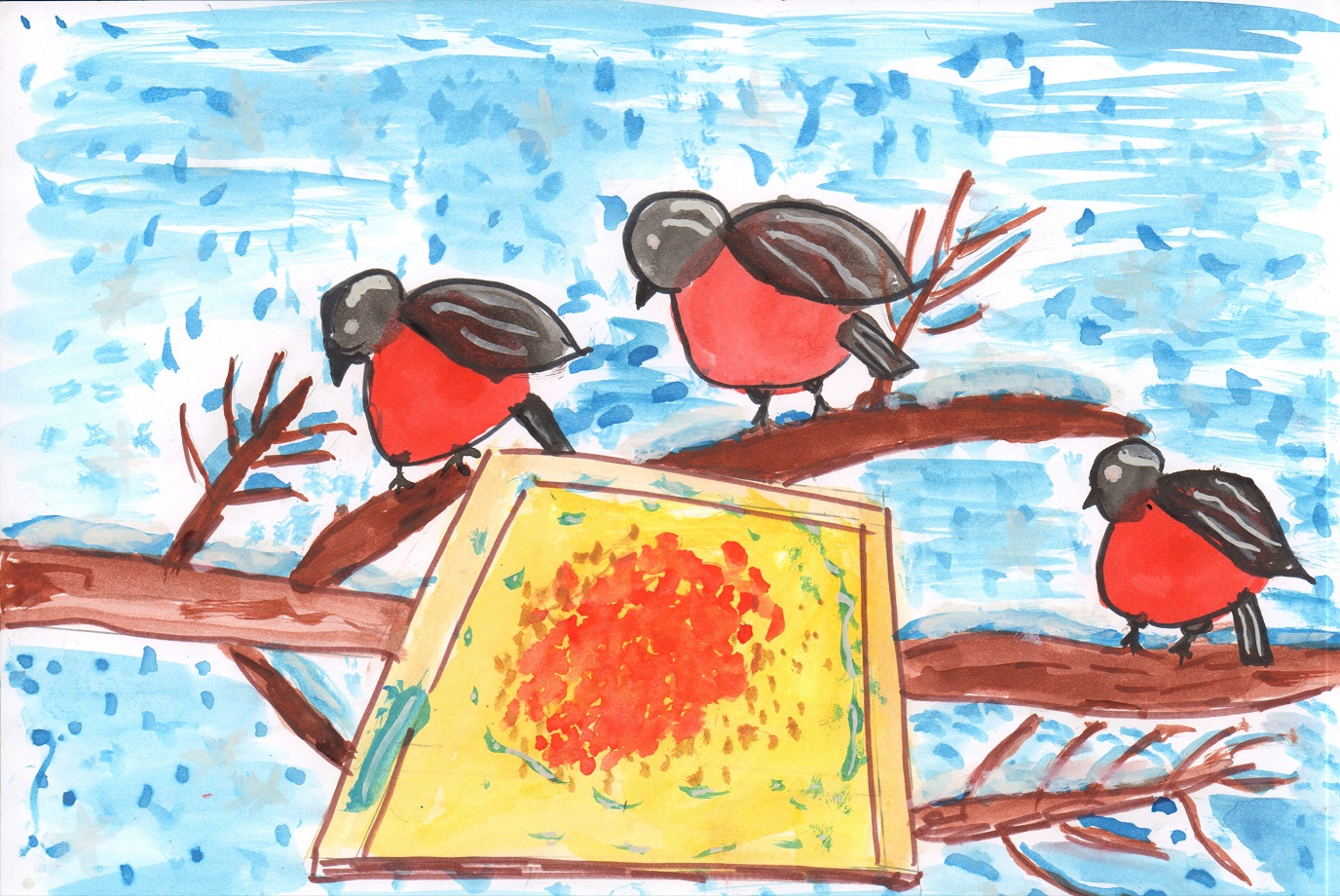 Конкурсы про птиц. Покормите птиц зимой рисунок в школу. Покормите птиц конкурс рисунок. Забота о зимующих птицах. Рисунки Покормите птиц зимой детские.