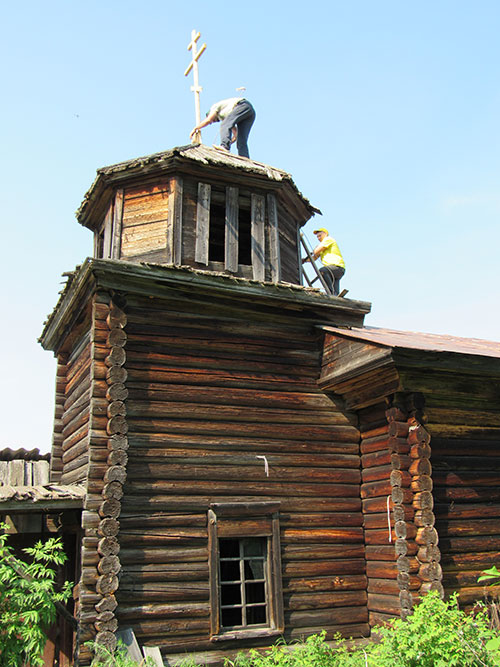 Определение времени постройки деревянной часовни на кордоне Комса, государственный биосферный заповедник «Центральносибирский»