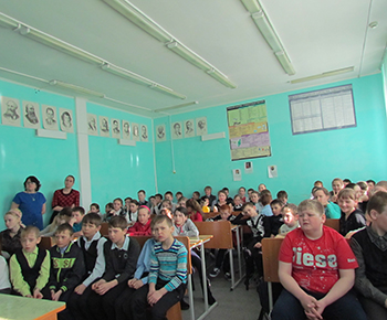 Школьники села Ворогово